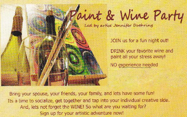 Thursday Night Paint and Wine Party